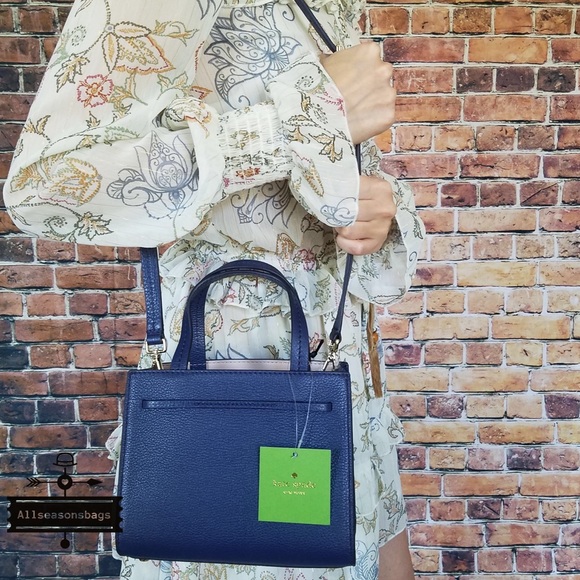 Kate spade hayes Street Small Sam crossbody blue - Picture 2 of 8